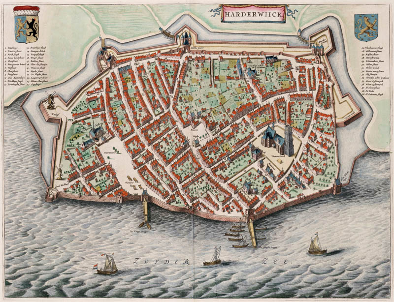 Harderwijk 1649 Blaeu
